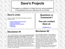 Tablet Screenshot of davegardner.org